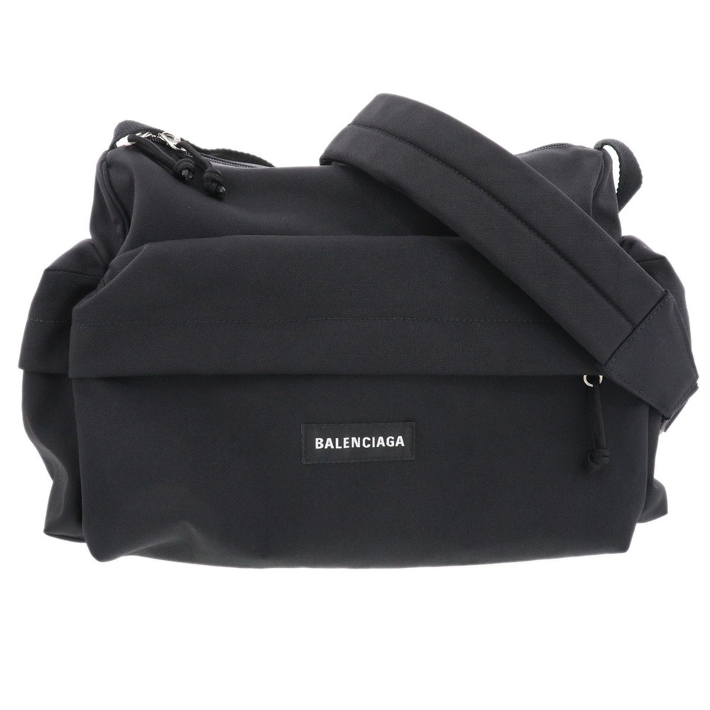 BALENCIAGA Explorer Weekend Shoulder Bag Black